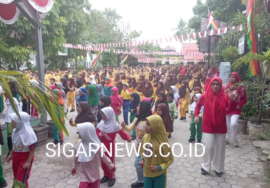 Semarak Lomba Permainan  Rakyat SDN 83 Bersempena HUT RI Ke-80