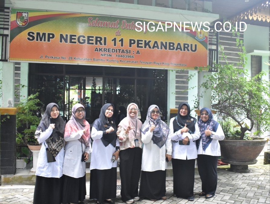 SMPN 11 Jadi Lokus Penilaian Adipura Kota Pekanbaru Tahun 2025